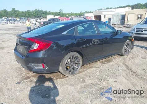 2021 Honda Civic Sport из США, поврежденный, VIN 2HGFC2F87MH536764